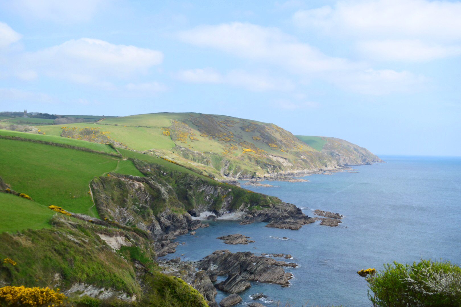 the Coast Path has stunning views!